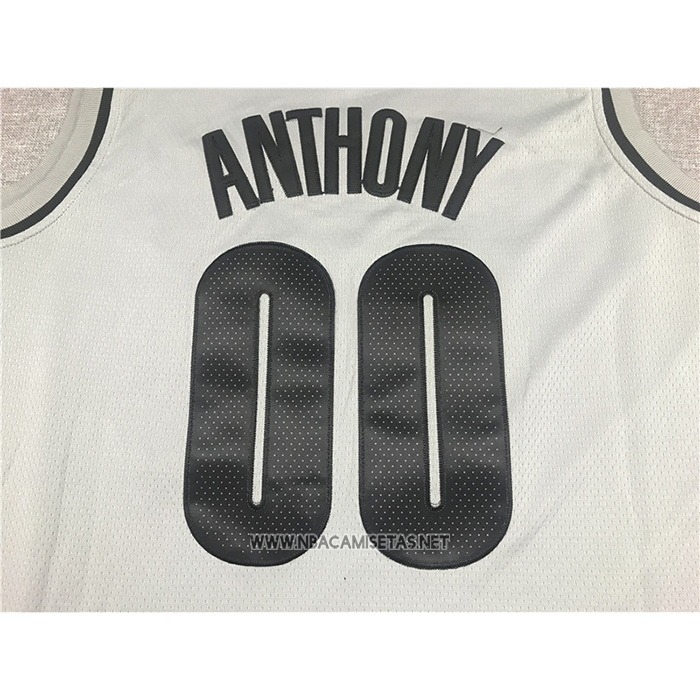 Camiseta Portland Trail Blazers Carmelo Anthony NO 00 Earned 2020-21 Gris